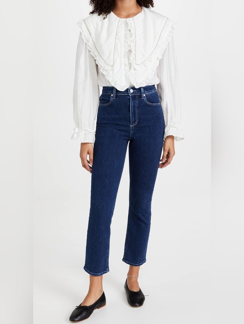 PAIGE Ultra High Rise Cindy Vintage Straight Leg Jean - 27